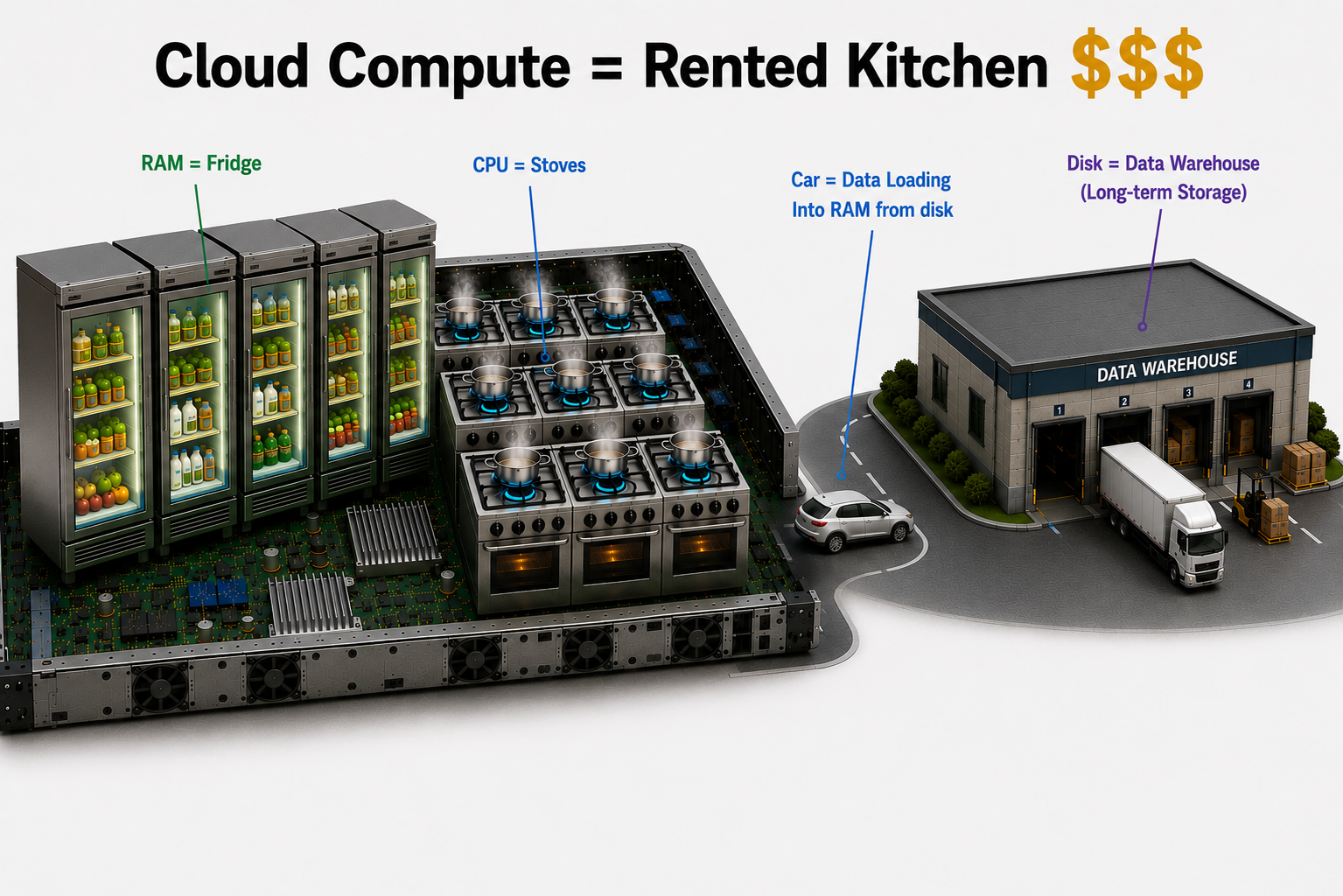 Cloud Computing = A Rented Kitchen
