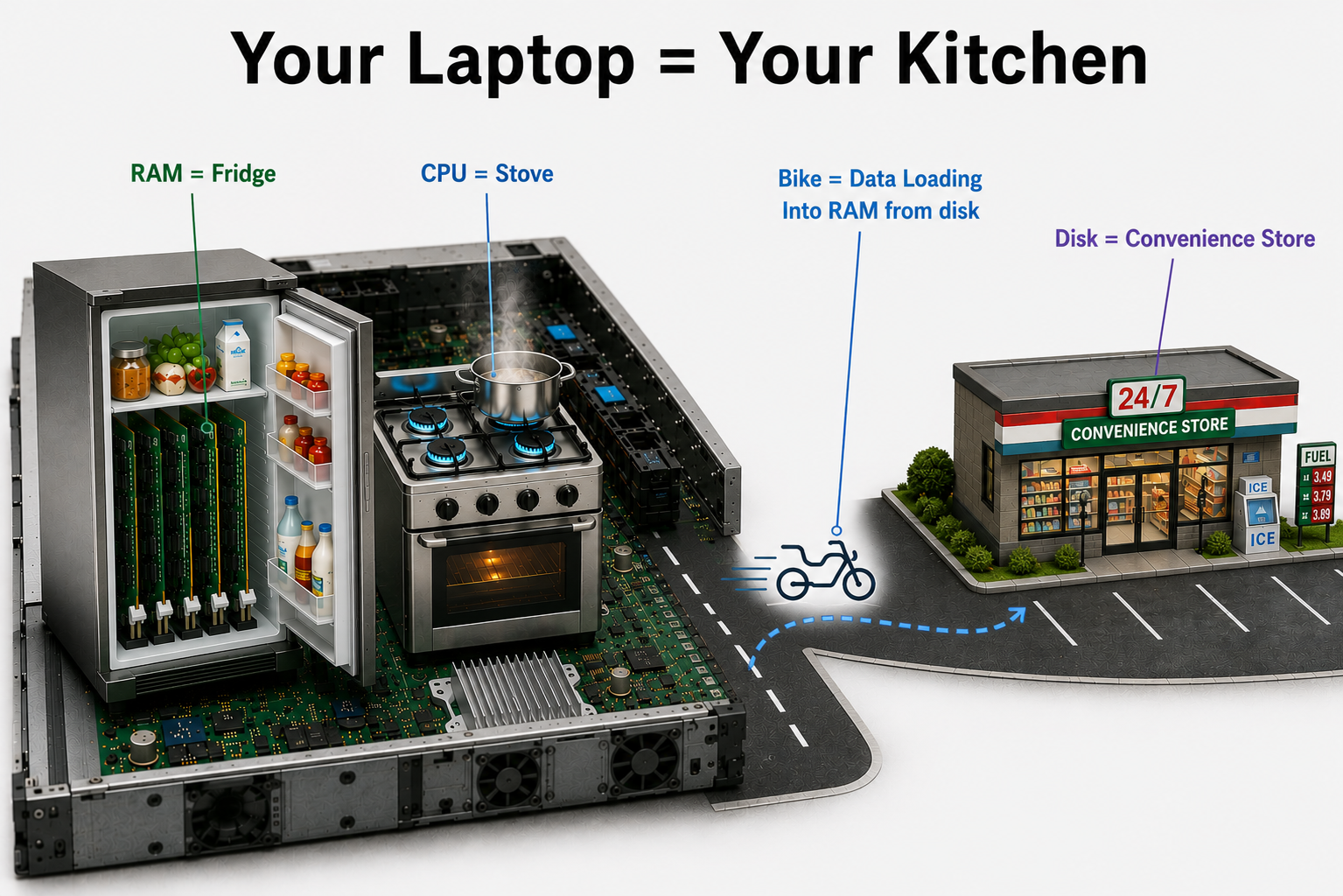 Your Laptop = Your Kitchen